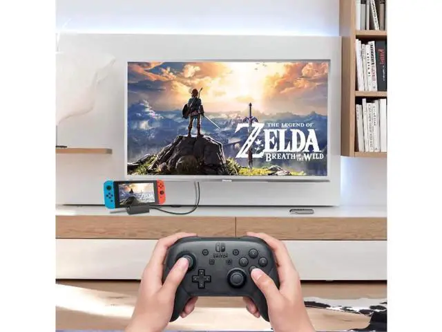 Alt view image 6 of 6 - Switch TV Dock Portable Charging Stand for Nintendo Switch Compact Switch to HDMI Adapter Mini Switch Docking Station with Extra USB 3.0 Port Replacement Charging Dock for Nintendo Switch
