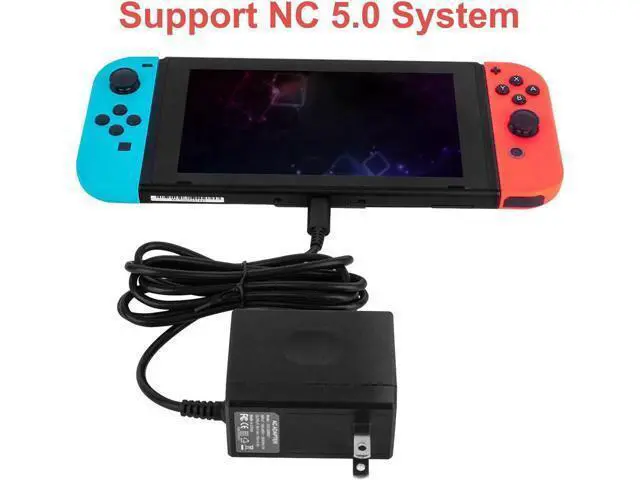 Alt view image 7 of 7 - AC Adapter Charger for Nintendo Switch, Switch Charger AC Adapter Power Supply 15V 2.6A Fast Charging Kit for Switch Dock / Switch Lite and Pro Controller (Support TV Mode)