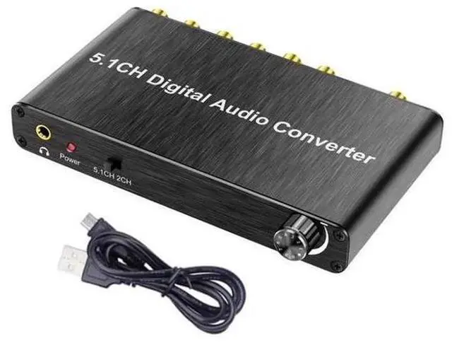 Main image of 5.1 Audio decoder Digital Audio Converter DTS/AC3 Dolby Decoder SPDIF input to 5.1CH