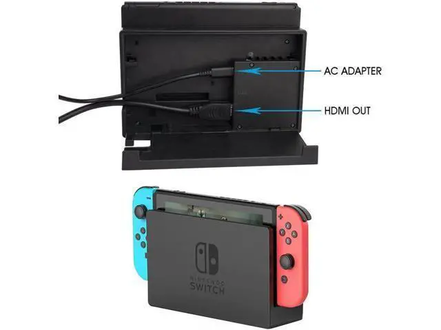 Alt view image 4 of 6 - Nintendo Switch AC Adapter - Nintendo Switch Charger with 5 FT Power Supply Cord and Type C Fast Charging kit - 15V 2.6A AC Adapter for Nintendo Switch Supports TV Mode and Dock Station