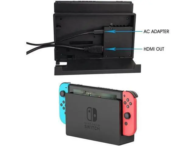 Alt view image 3 of 6 - Nintendo Switch AC Adapter - Nintendo Switch Charger with 5 FT Power Supply Cord and Type C Fast Charging kit - 15V 2.6A AC Adapter for Nintendo Switch Supports TV Mode and Dock Station