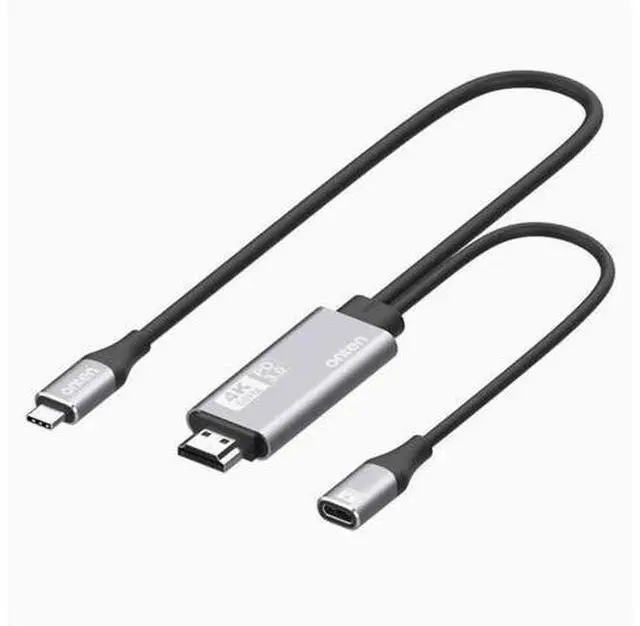 Main image of 4K60hz Type-C to HDMI cable high-definition screen mirroring device PD3.0 power supply The line is 1.8 meters long