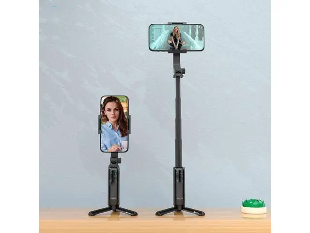 Alt view image 5 of 7 - Gimbal Stabilizer for Smartphone Vimble One Anti-Shake Foldable Gimbal Handheld Selfie Stick Tripod for iPhone Android with 18cm Extensional Stick, Vlog YouTube Live Video TikTok
