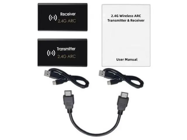 Alt view image 2 of 5 - 2.4G wireless ARC transmitter, delay-free ARC audio return digital audio signal wireless audio transmitter