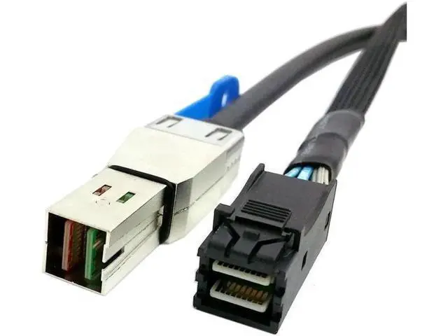 Alt view image 4 of 7 - Aomoproing Mini Sas 36Pin Sff 8643 To Sff 8644 mini-sas Server Hard Drive Transmission Adapter data Raid cable 3.3FT/1m