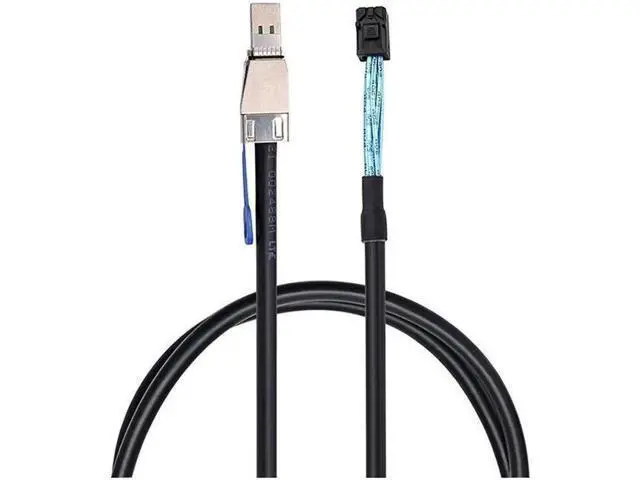 Alt view image 2 of 7 - Aomoproing Mini Sas 36Pin Sff 8643 To Sff 8644 mini-sas Server Hard Drive Transmission Adapter data Raid cable 3.3FT/1m