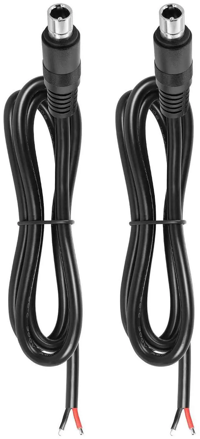 Main image of 2 PCS DC8020 Connector Pigtail Cable, DC 8.0MM x 2.0MM Male Plug to Bare Wire Open End Power Cable, 1m, for Portable Power Station