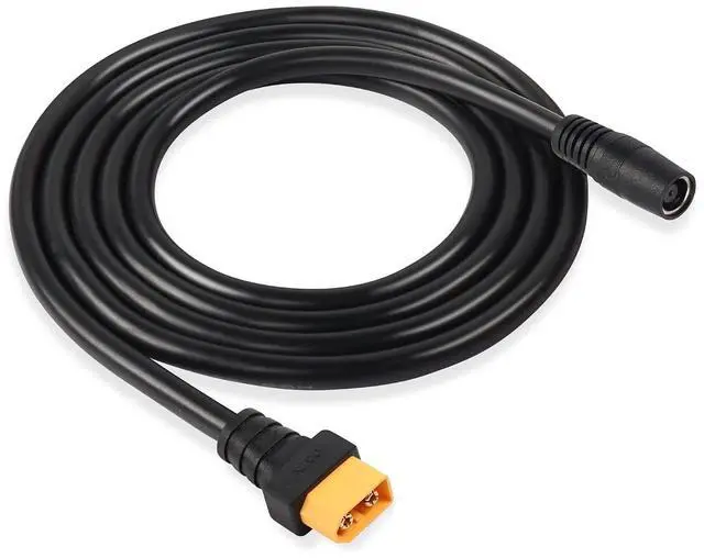 Main image of DC 8mm to XT60 Power Cable, 5Ft DC7909 7.9mm x 5.5mm Female to XT-60 Male Adapter Cord for for Solar Panels Portable Power Station 14AWG 1.5m