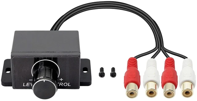 Main image of XMSJSIY Universal RCA Level Controller Car Audio Amplifier RCA Audio