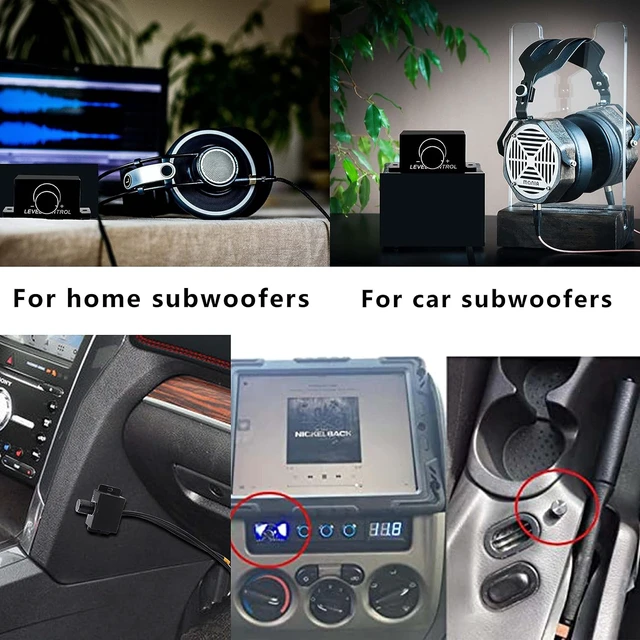 Alt view image 5 of 7 - XMSJSIY Universal RCA Level Controller Car Audio Amplifier RCA Audio