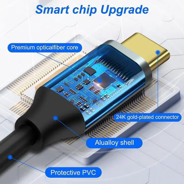 Alt view image 3 of 7 - USB Type-C to SPDIF Optical Audio Cable Type C Male to TOSLINK Female PCM Stereo Audio Adapter Converter for MacBook Laptop Computer -30CM/11.8INCH