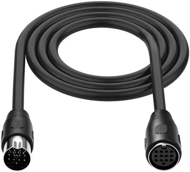 Main image of DIN 13 Pin Electrical Extension Cable 13P Male to Female Signal Control Extended Cord for Beauty Equipment Stage -1M/3.2FT