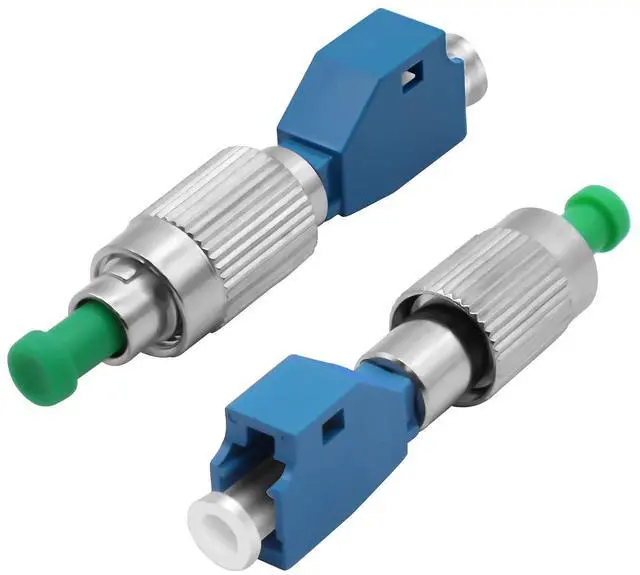 Main image of LC to FC Fiber Optic Adapter FC/APC Male to LC/UPC Female Single Mode Simplex Hybrid Optical Adapter Converter Connector for Network Internet -2 Pcs