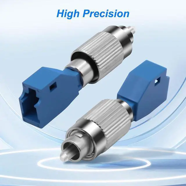 Alt view image 3 of 7 - LC to FC Fiber Optic Adapter FC/APC Male to LC/UPC Female Single Mode Simplex Hybrid Optical Adapter Converter Connector for Network Internet -2 Pcs