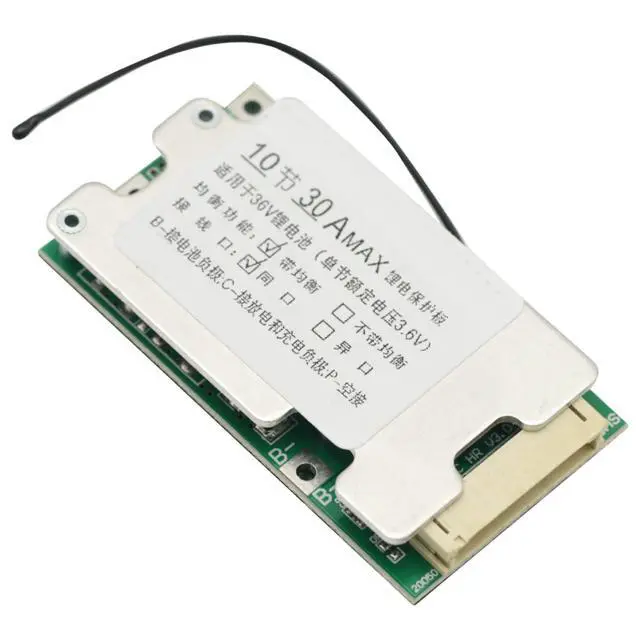 Alt view image 3 of 6 - BMS 10S 30A 36V Lithium Battery Charge Board with Protection Balancer