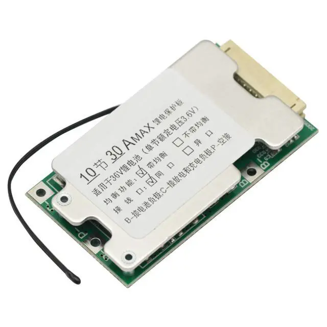 Alt view image 4 of 6 - BMS 10S 30A 36V Lithium Battery Charge Board with Protection Balancer