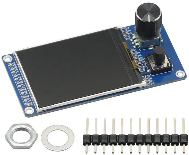 Main image of 2.4 Inch TFT LCD Display Module with EC11 Rotary Encoder, SPI Interface, ST7789 Driver, 3.3V, STM32, ESP32, Raspberry Pi DIY Projects