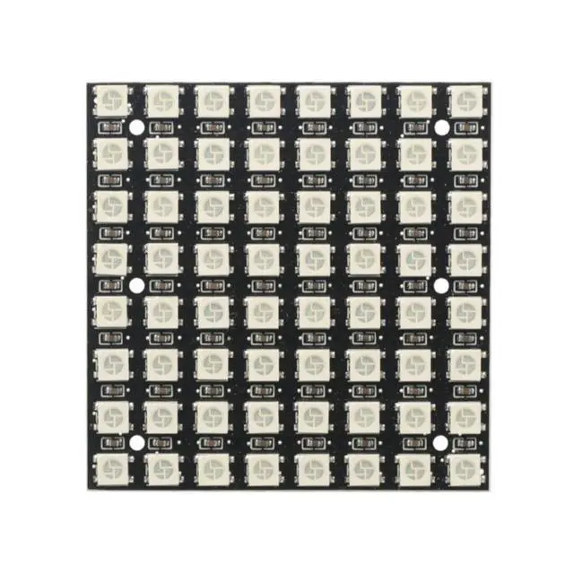 Alt view image 2 of 5 - 2PCS WS2812B 8x8 led Matrix WS2812 8x8 64-Bit Led Matrix Full Color 5050 RGB LED Lamp Panel Light
