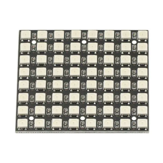 Alt view image 4 of 5 - 2PCS WS2812B 8x8 led Matrix WS2812 8x8 64-Bit Led Matrix Full Color 5050 RGB LED Lamp Panel Light