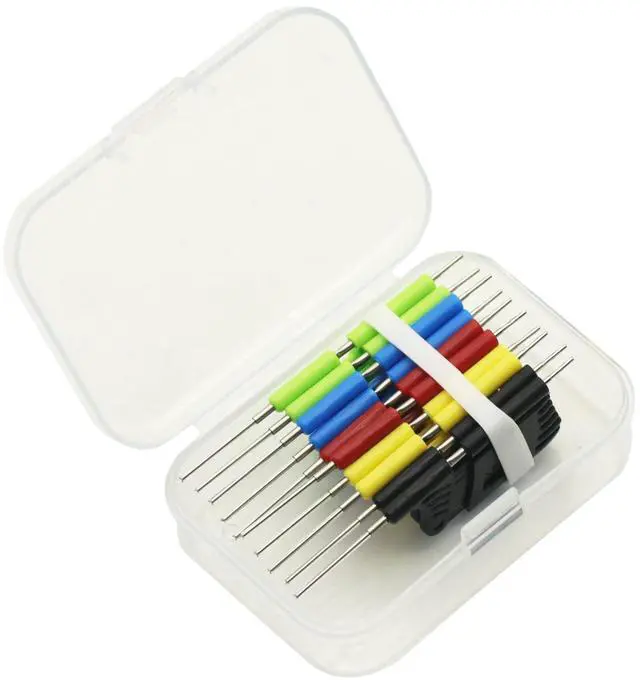 Alt view image 4 of 7 - 10PCS Universal IC Chip Micro IC clamp for SOP SOIC TSSOP TSOP SSOP MSOP PLCC QFP TQFP LQFP SMD IC Chip pin Clip DIP Logic Analyzer