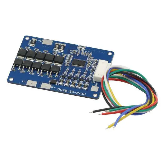 Alt view image 5 of 7 - BMS 5S 30A 18V 21V 18650 Lithium Li-ion Battery 5S BMS Protection Board with Balance