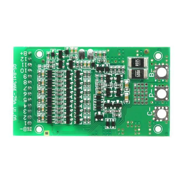 Alt view image 3 of 7 - BMS 6S 7S 8S 9S 10S 11S 12S 13S 25A 4.2V Lithium Li-ion Battery Charge Protection Board Pack BMS Module Board