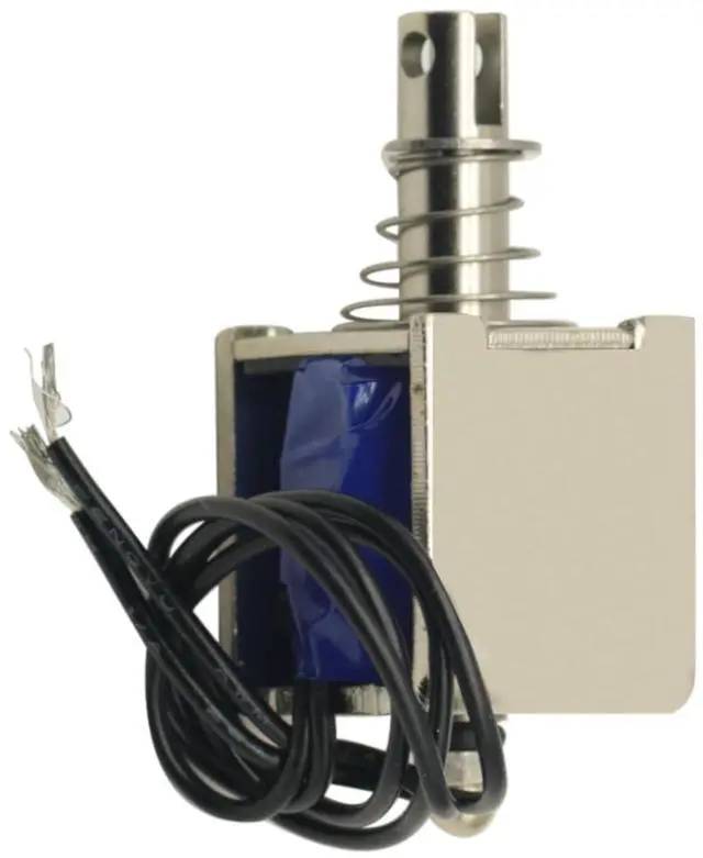 Alt view image 6 of 6 - 2PCS DC12V Open Frame Solenoid 10mm Stroke Push Pull Type Electronic DC Electromagnet 20N Force