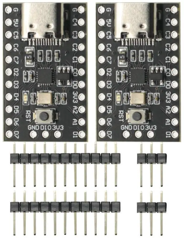 Main image of 2Pcs Type-C USB CH32V003 Development Board Minimum System core Board for Nano RISC-V