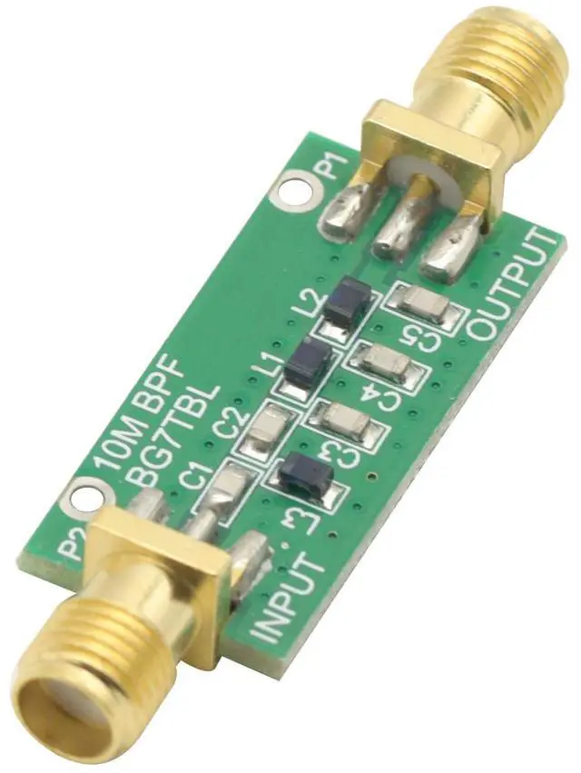 Alt view image 3 of 7 - 1PCS Bandpass Filter 10M 10MHz Band-Pass Filter Low Insertion Loss