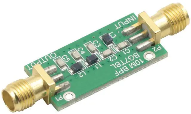 Alt view image 5 of 7 - 1PCS Bandpass Filter 10M 10MHz Band-Pass Filter Low Insertion Loss