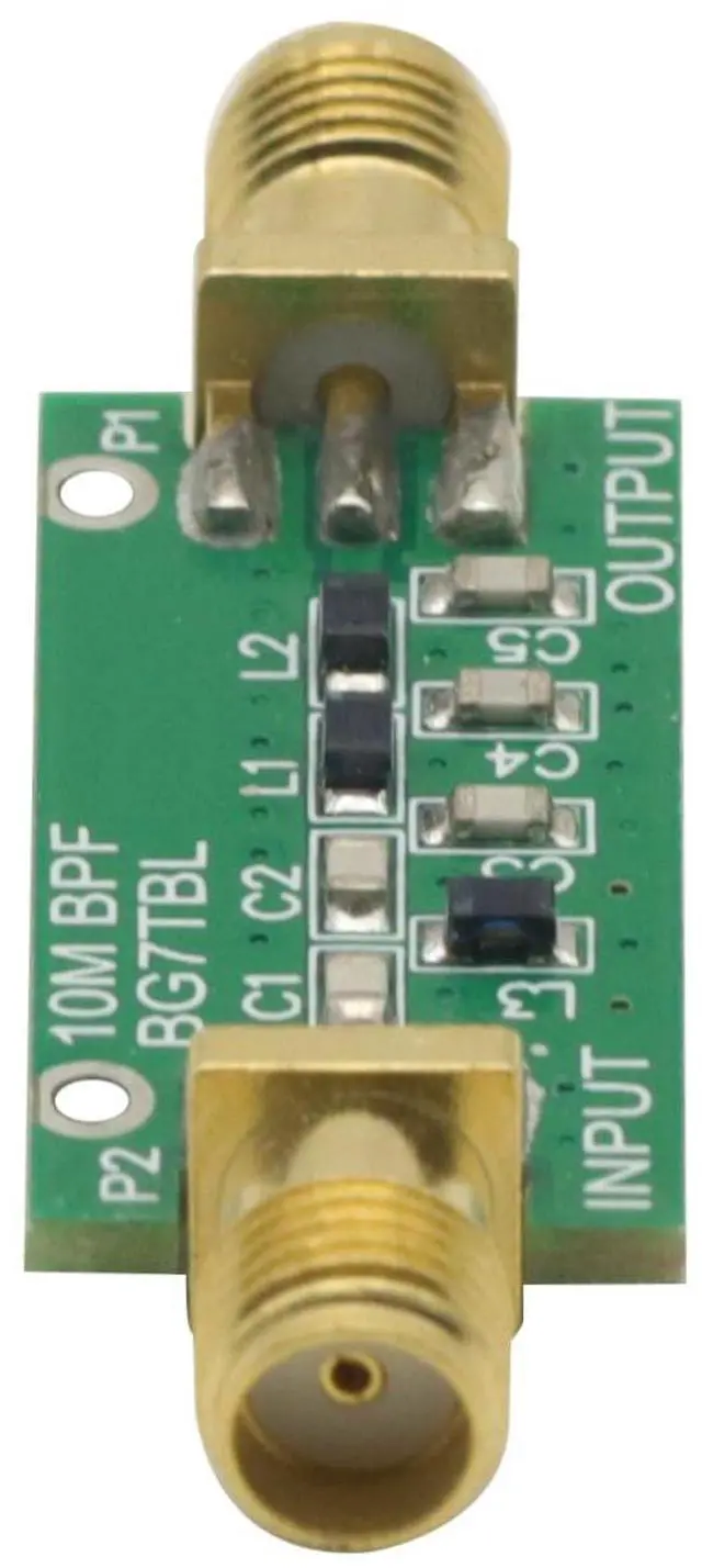 Alt view image 4 of 7 - 1PCS Bandpass Filter 10M 10MHz Band-Pass Filter Low Insertion Loss