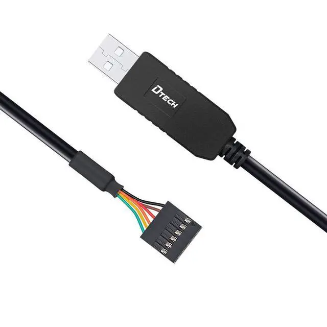 Alt view image 5 of 6 - DTECH 3ft USB to TTL Serial Cable 5V 6 Pin Genuine FTDI FT232RL Chip UART Adapter Debug Cord Compatible with Windows 11 10 8 7 Linux MAC OS 6Pin 5 V Level Signal 2.54mm Dupont Female Header