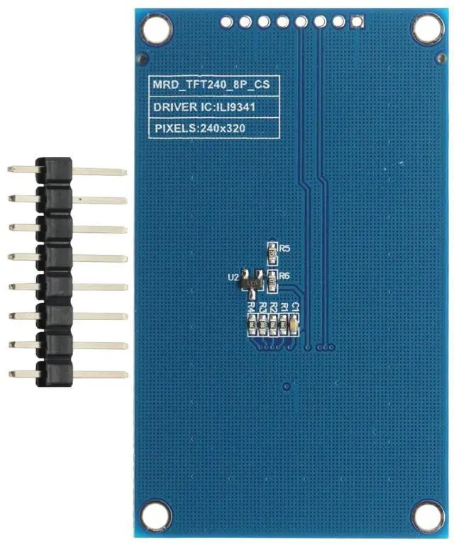 Alt view image 6 of 7 - 2.4" SPI TFT LCD Display 240X320 Color Screen, ILI9341 Driver, SPI Serial Port Module