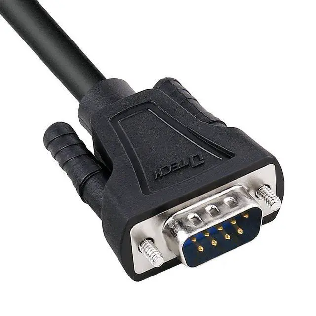 Alt view image 5 of 7 - DTECH 10ft COM Port Serial Cable Male to Female RS232 Extension 9 Pin Straight Through Cord (3 Meter, Black)