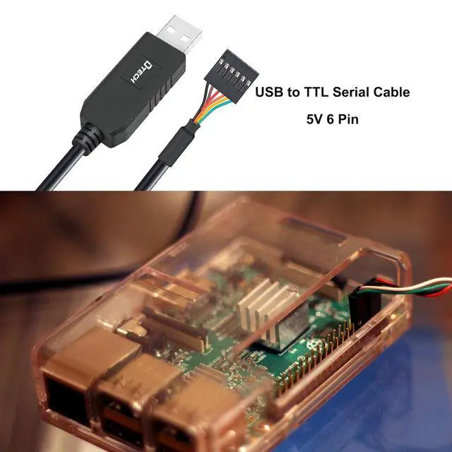 Alt view image 4 of 6 - DTECH 3ft USB to TTL Serial Cable 5V 6 Pin Genuine FTDI FT232RL Chip UART Adapter Debug Cord Compatible with Windows 11 10 8 7 Linux MAC OS 6Pin 5 V Level Signal 2.54mm Dupont Female Header
