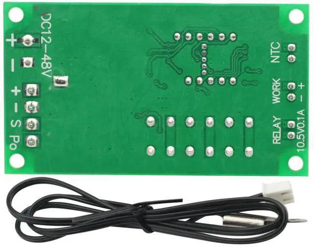 Alt view image 4 of 5 - DC 12-48V 5A PWM Motor Fan Speed Controller Temperature Control Digital 4 Wire PWM Driver Module Motor Controller