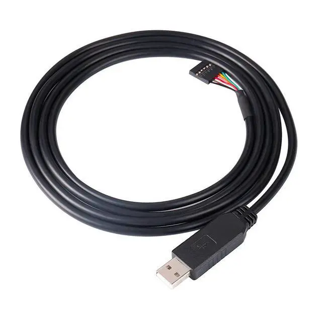 Alt view image 7 of 7 - DTECH USB to TTL Serial 5V Adapter Cable with FTDI FT232RL Chip 6 Pin 0.1 inch Pitch Female Socket Header UART IC Windows 11 10 8 7 Linux MAC OS (6ft, Black)