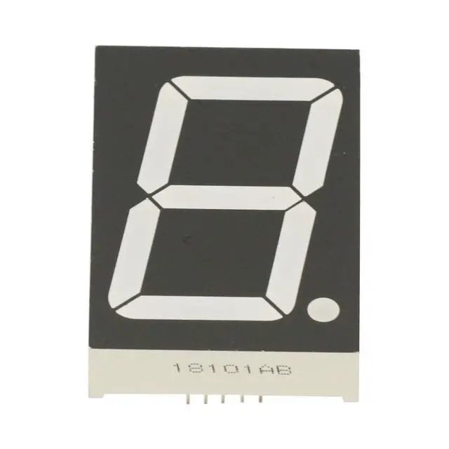 Alt view image 3 of 6 - 5 PCS 1.8 inch 1 Digital Blue Led Display Digital Tube 7 Segment Common Cathode