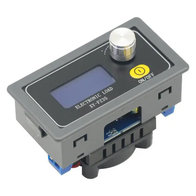 Alt view image 3 of 6 - Electronic Load Tester 5A 35W Battery Capacity Resistor Tester Voltmeter Ammeter Adjustable Constant Current Electronic Load