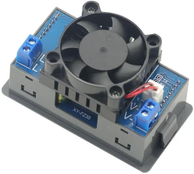 Alt view image 4 of 6 - Electronic Load Tester 5A 35W Battery Capacity Resistor Tester Voltmeter Ammeter Adjustable Constant Current Electronic Load