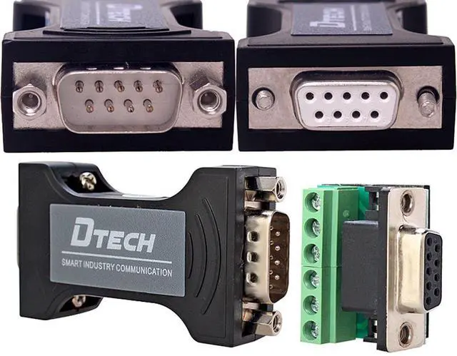 Alt view image 4 of 7 - DTECH RS232 to RS485 RS422 Serial Communication Data Converter Adapter Mini-Size