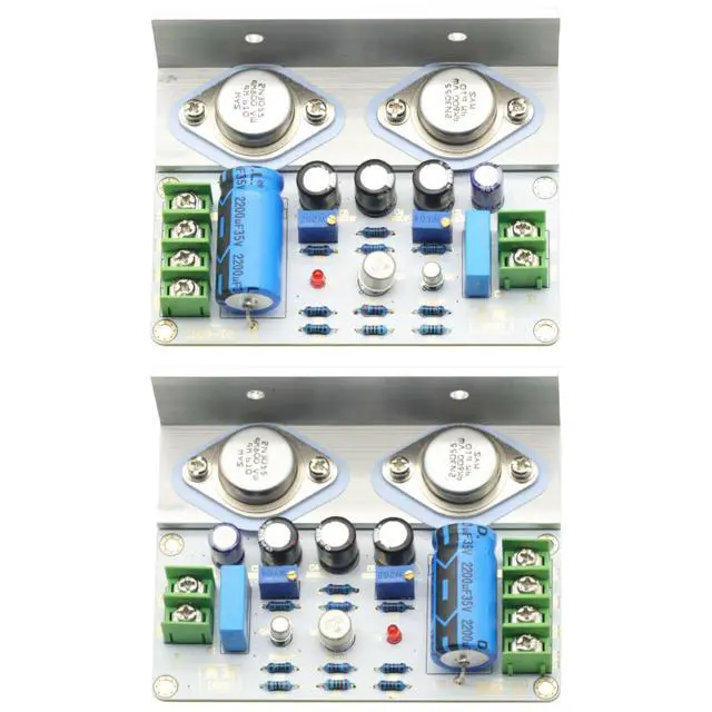 Alt view image 3 of 7 - 2Pcs 1969 Class A Power Amplifier Board 10-15W HiFi Audio Amplificador 2N3055 PCB Assembled Board