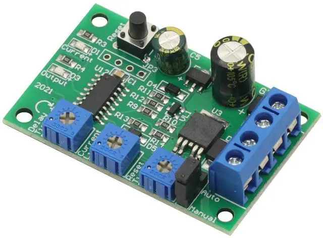 Alt view image 6 of 7 - 10A 6-24V DC Motor Overcurrent Protection Board Blocked Rotor Overload Protector Module Adjustable Current Limit Switch 12V 24V