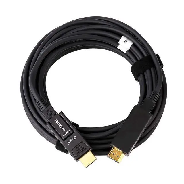 Alt view image 7 of 7 - DTECH 25 Feet Fiber Optic HDMI Cable 4K 60Hz YUV 444 18Gbps Ultra HD with Dual Connector Micro to Standard HDMI Cord for TV Projector Computer Monitor (8 Meters)