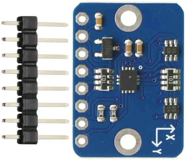 Alt view image 4 of 7 - 1PCS BMI323 for 6-Axis IMU Breakout Board, 16-bit Accelerometer and Gyroscope, Digital Temperature Sensor Module