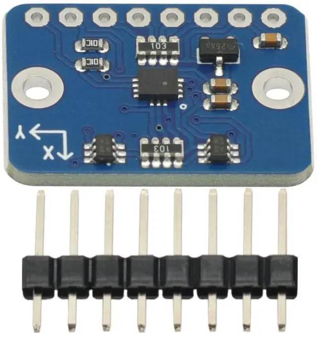 Alt view image 6 of 7 - 1PCS BMI323 for 6-Axis IMU Breakout Board, 16-bit Accelerometer and Gyroscope, Digital Temperature Sensor Module