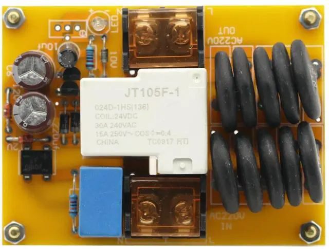 Alt view image 3 of 5 - 1Pcs 5000W High Power Soft Starter Board,5000W high Power Soft Start Board Power Amplifier Soft Start Board Isolation Transformer Module