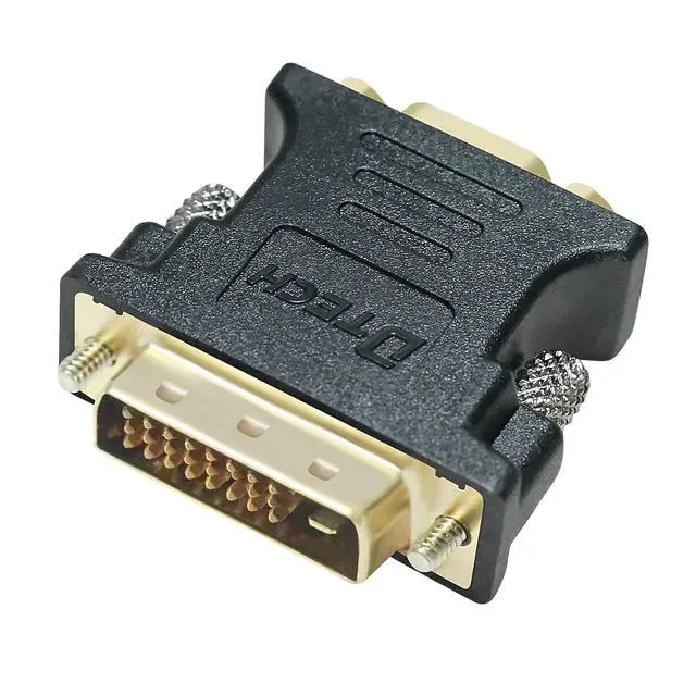 Alt view image 7 of 7 - DTECH DVI to VGA Adapter DVI-D Male to VGA Female Converter 1080P Video Connector 24+1 Pin for Monitor Computer Projector (Pack of 2)