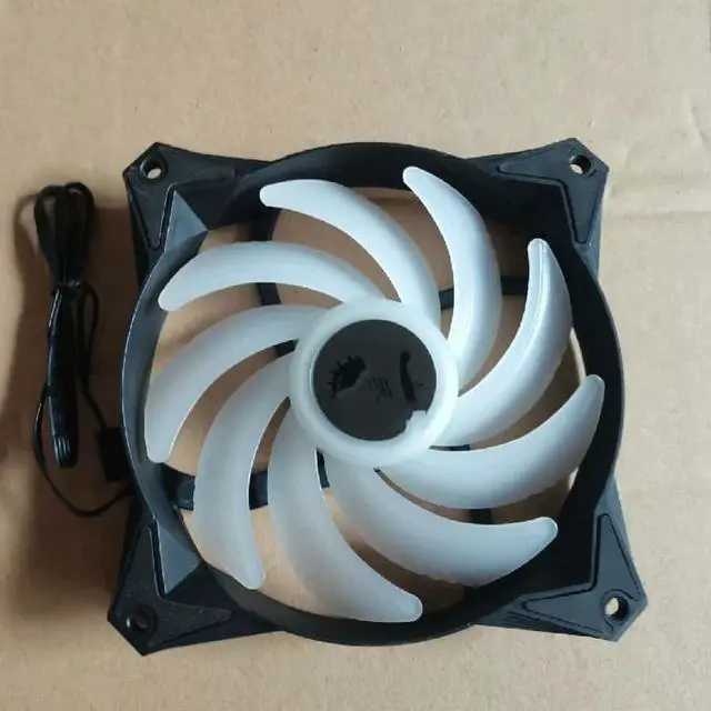 Main image of The APA1225M12 Fan, with a Speed Range of 1500-2500 RPM, is Suitable for 240R and 360R Liquid Coolers. It Features a Silent Design and a Matte Finish.