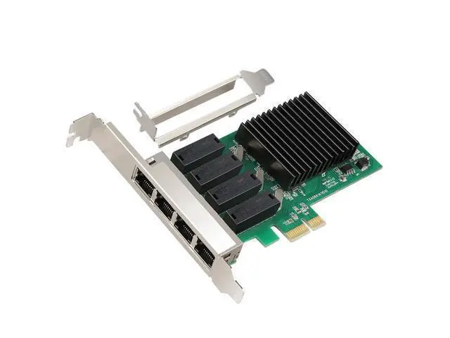 Alt view image 3 of 6 - 4 port gigabit network card 4 RJ45 port PCI-E PCI Express Network adapter with realtek 8111H TXA066